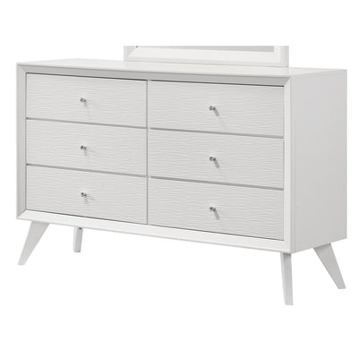 IFDC 6 Drawer Dresser (White)