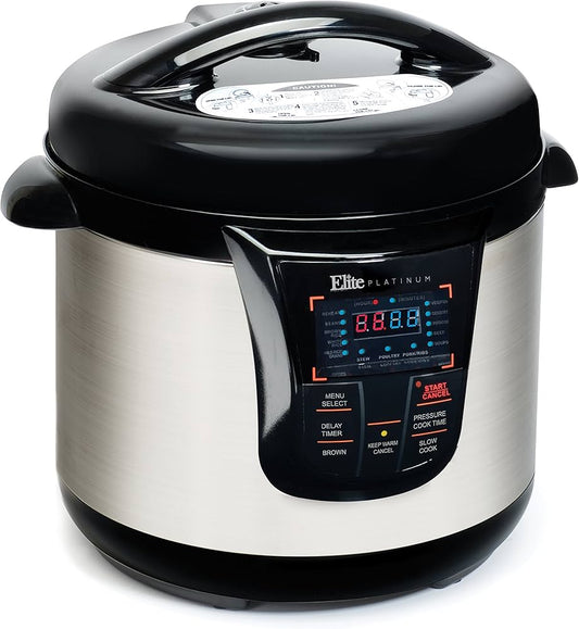 Maxi-Matic Epc-808 Elite 8-Quart Pressure Cooker