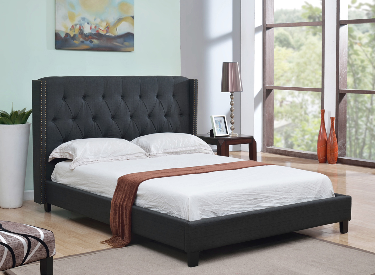 IFDC If-5800-N 78" King Size Bed Frame